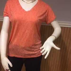 Avia V-neck shirt, XXL, orange, good condition